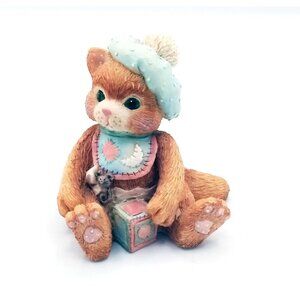 Baby Cat Figure A Bundle of Love Vintage 1992 Enesco 2.75 Inch Kitten 628433